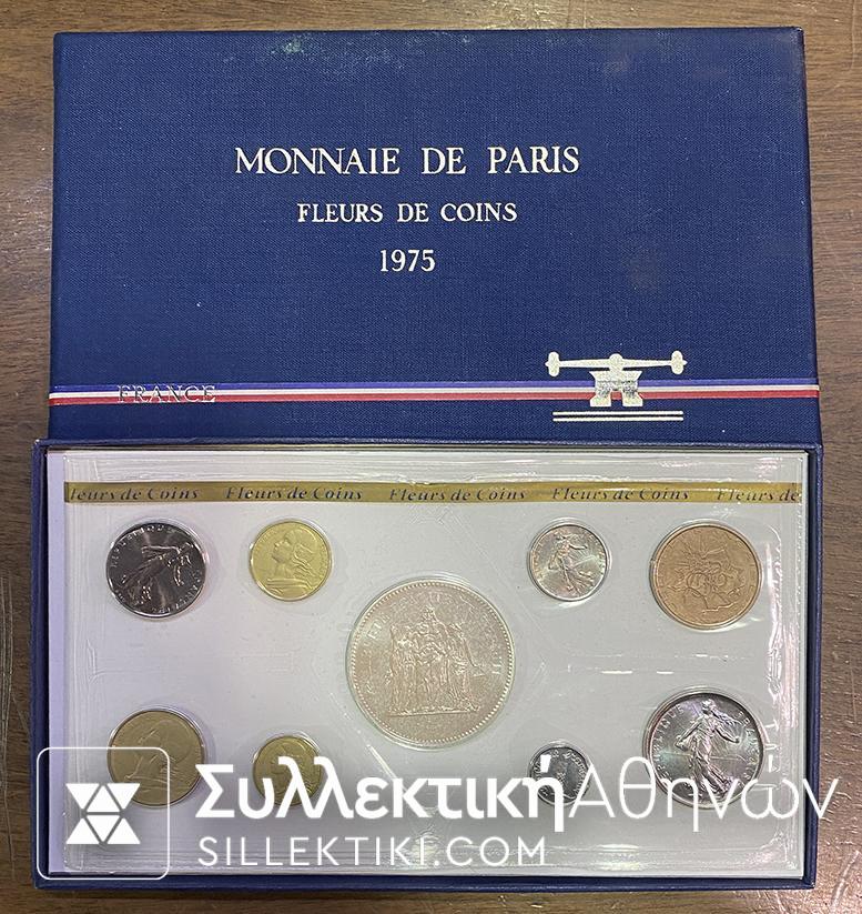 ΓΑΛΛΙΑ Σετ Fleurs De Coins 1975
